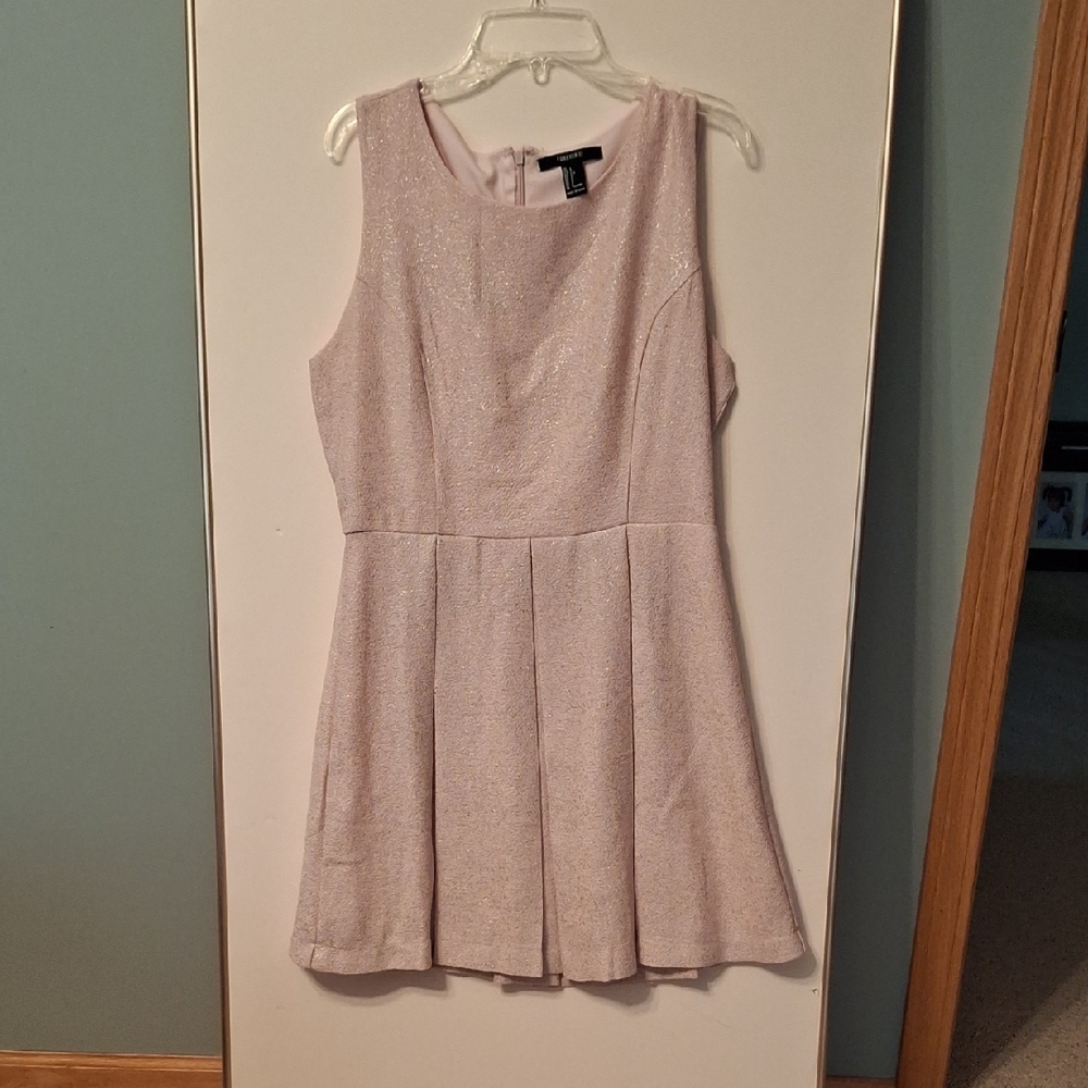 Forever 21  Shimmering Pink Sleeveless Dress